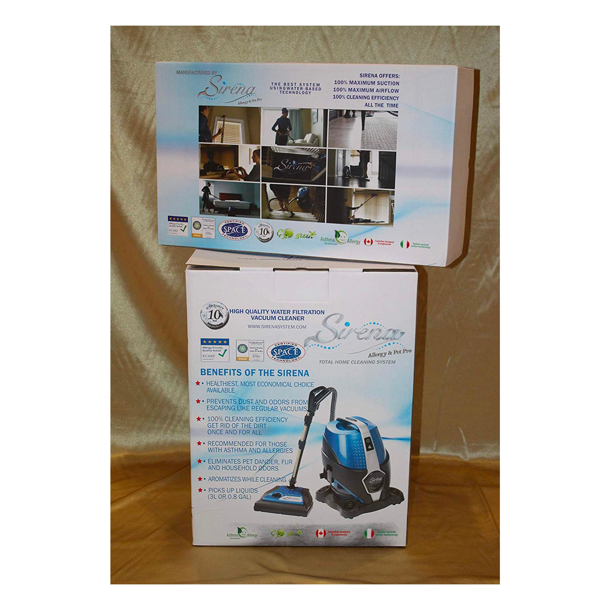 Sirena Canister Vacuum Cleaner - Packaging