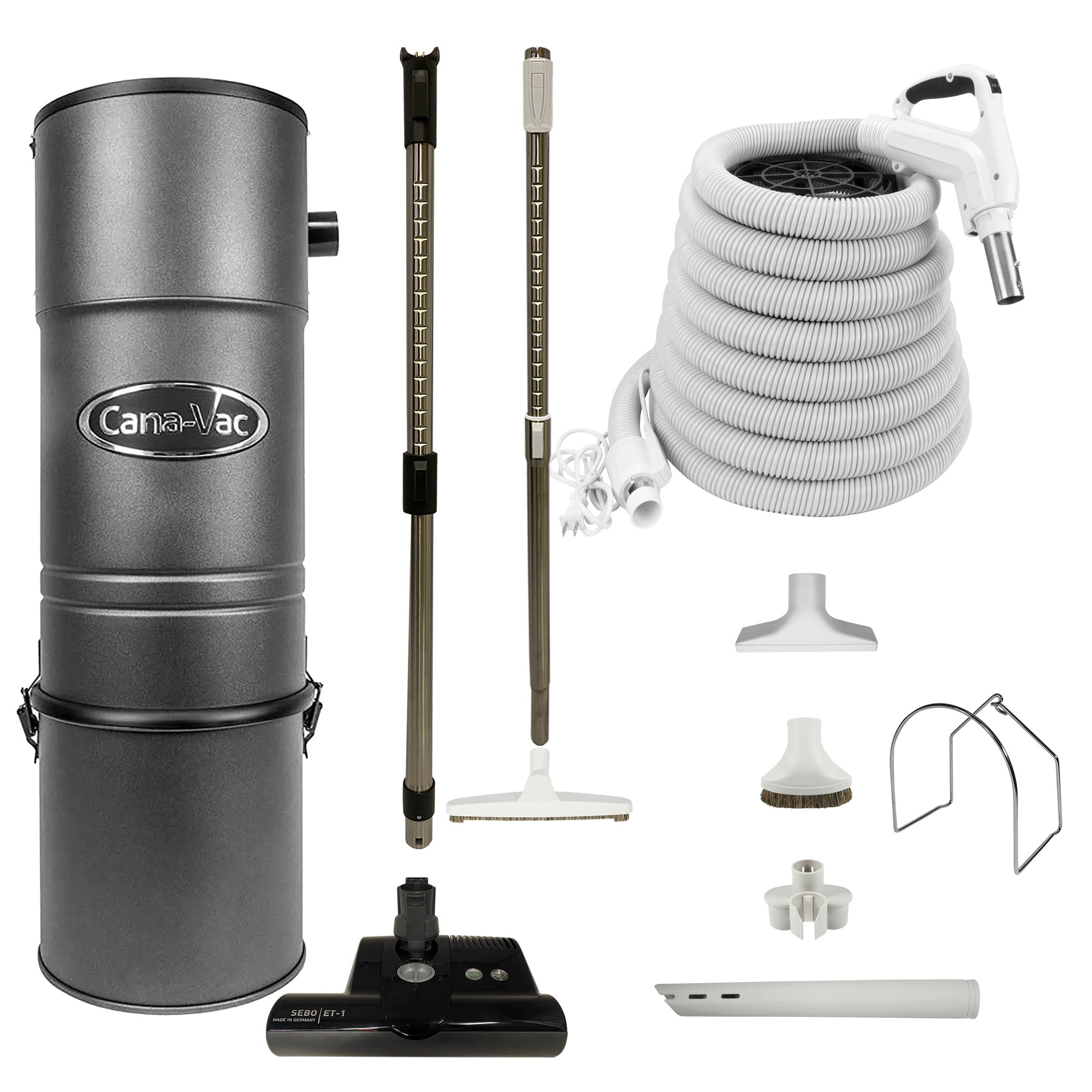 CanaVac CV687 Central Vacuum with Premium Electric Package