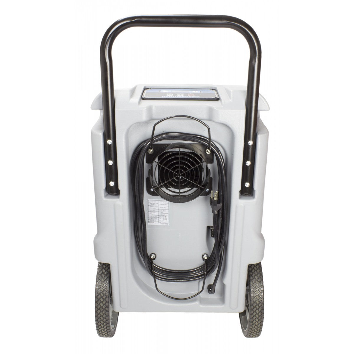 Johnny Vac Commercial Dehumidifier 70L - Back View